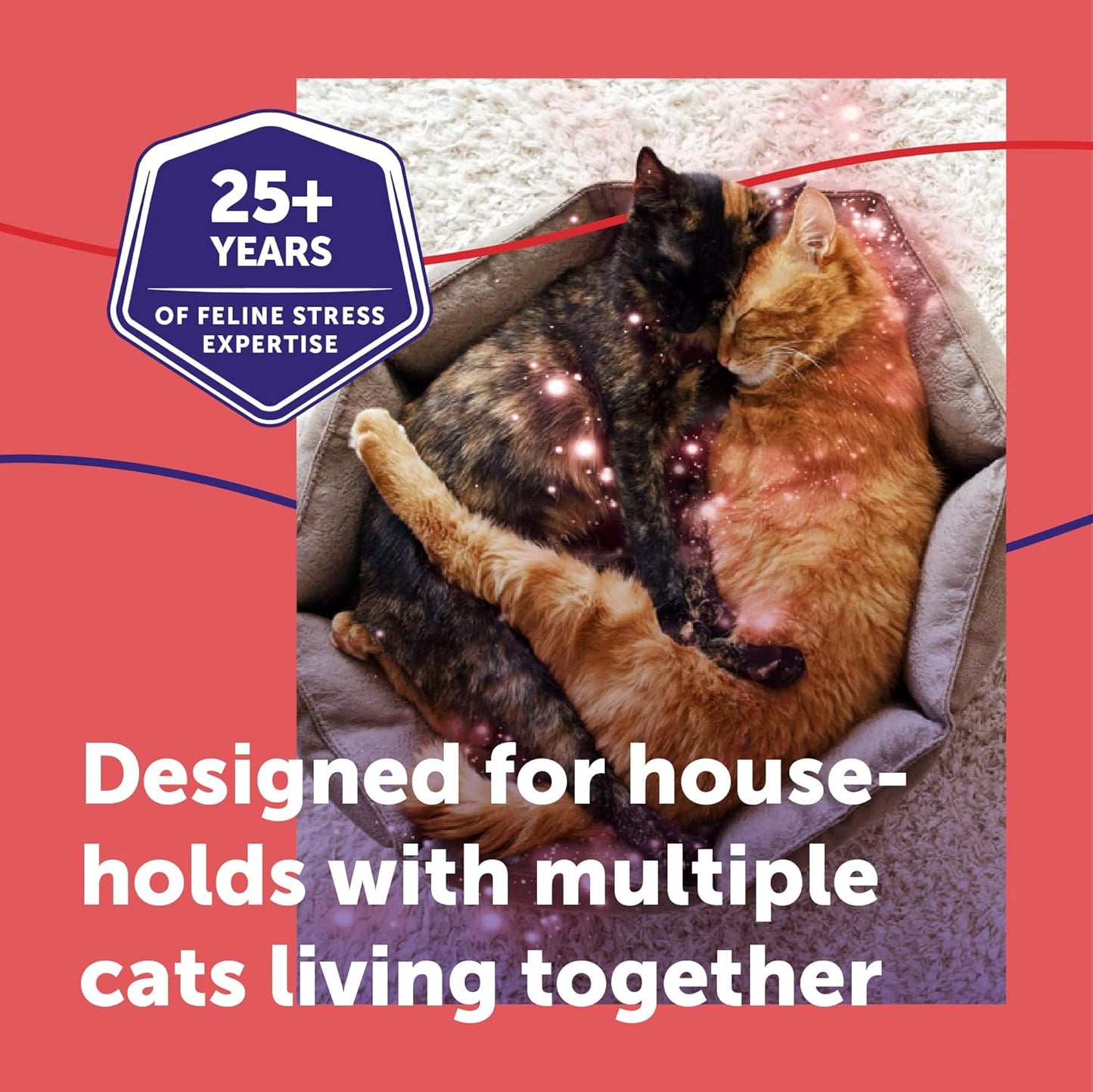 Feliway MultiCat Calming Diffuser Refill 30 Day Cat Stress and Conflict Relief
