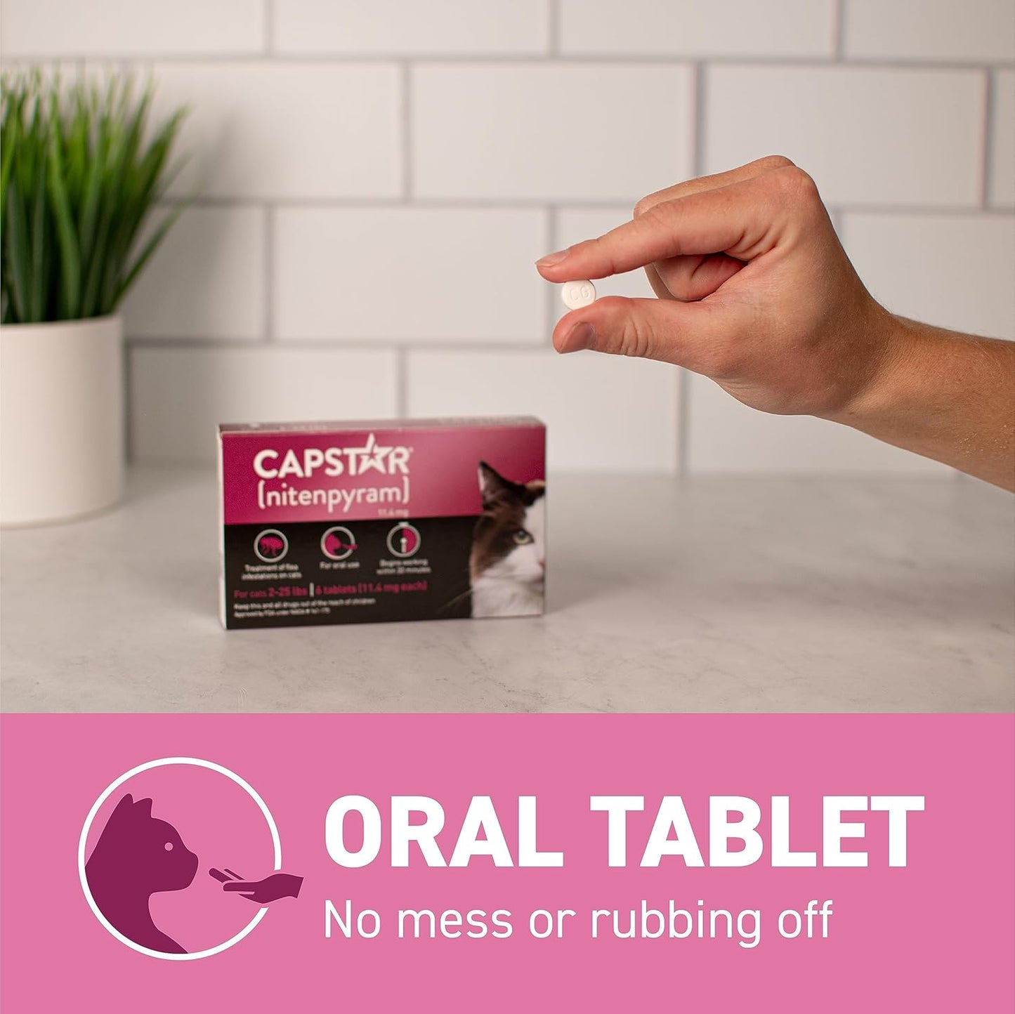Capstar Nitenpyram 11.4mg Flea Treatment for Cats 