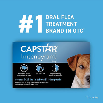 Capstar 11.4mg Flea Treatment for Small Dogs