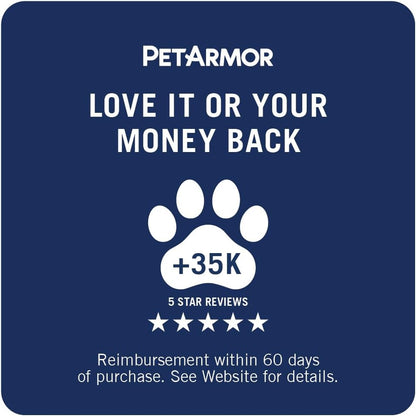 PetArmor CAPACTION (nitenpyram) Oral Flea Treatment for Dogs, Fast Acting Tablets Start Killing in 30 Minutes, Small Dog Flea Treatment 2-25 lbs, 6 Doses