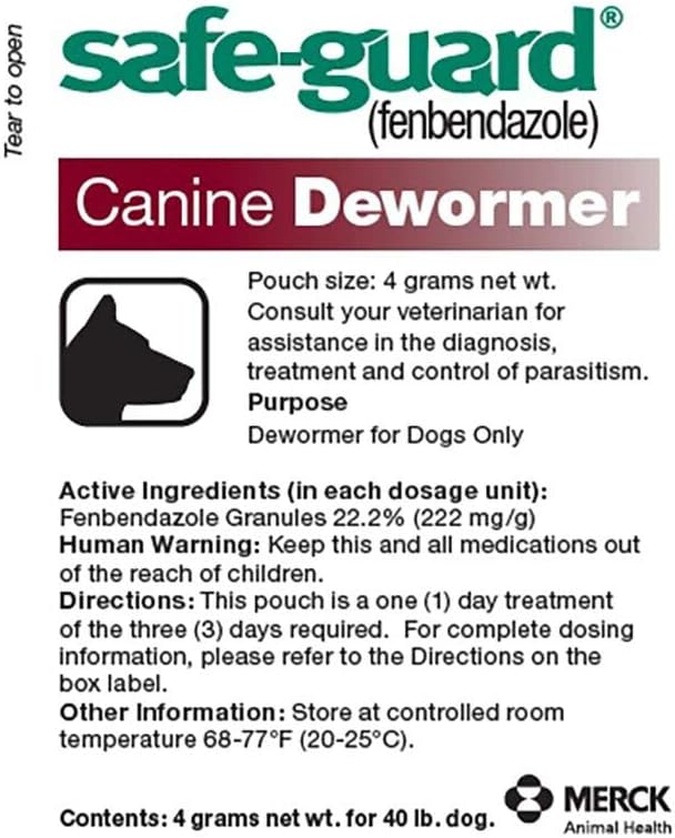 Safe-Guard Fenbendazole Dog Dewormer